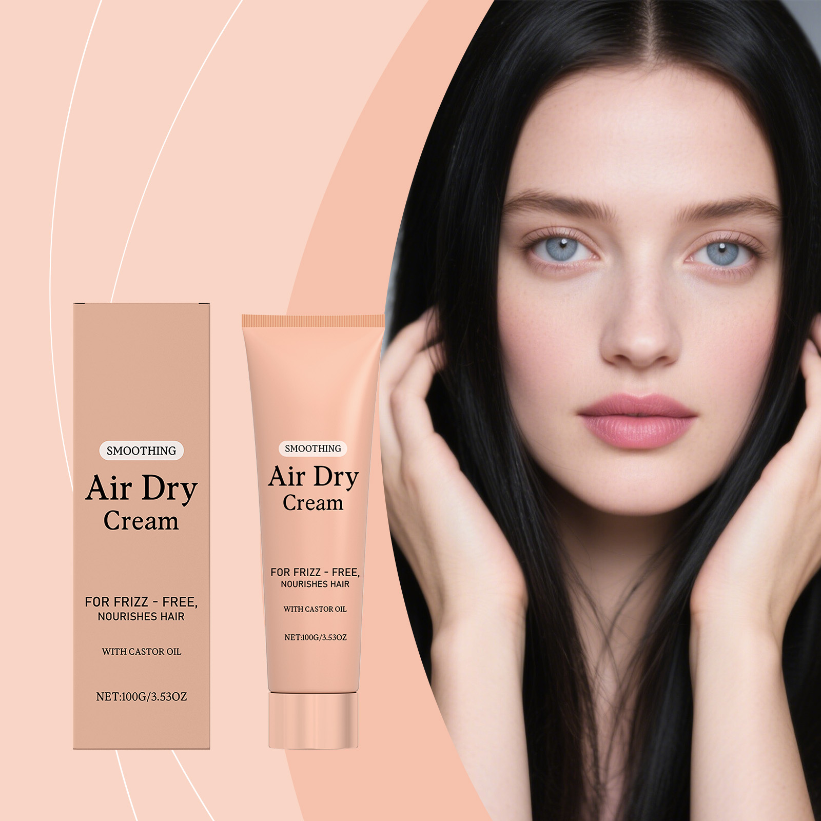 Hair Care For Curly Dry Hair - Крем для ухода за волосами: питание,