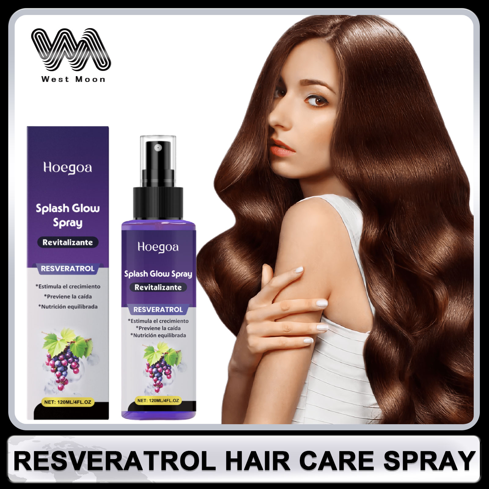 Hair Care Curly Hair - Resveratrol Спрей для ухода за волосами