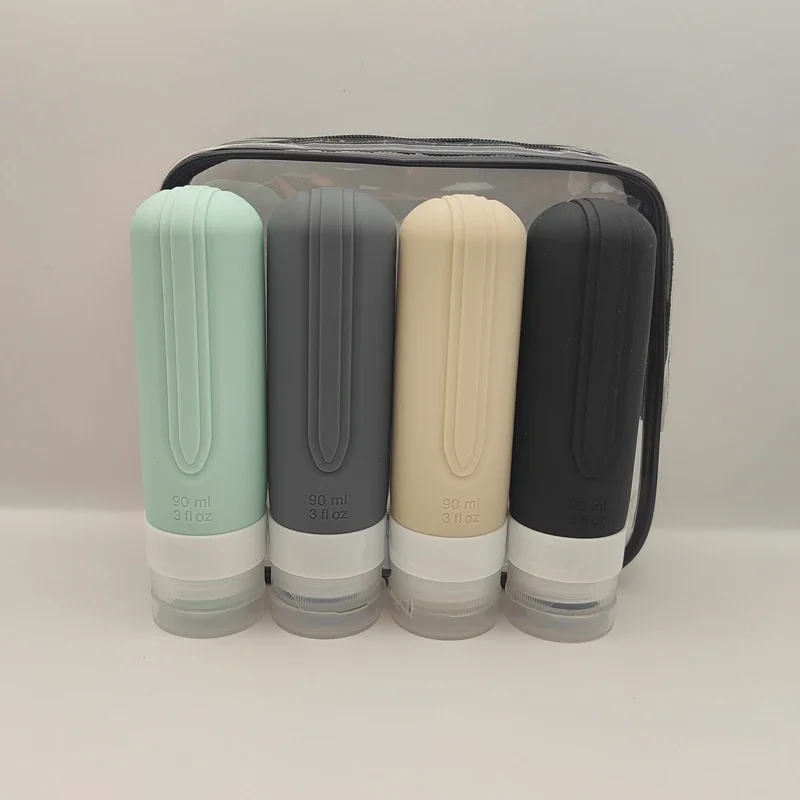 Dry Shampoo Travel - 4 шт./компл. многоразовые силиконовые дорожные бутылки