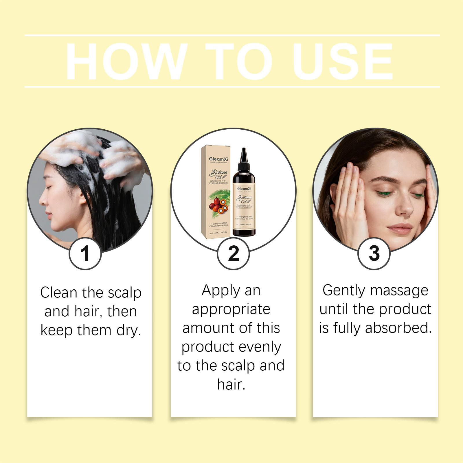 Hair Care Essential Oil - Эфирное масло для волос Batana: укрепление