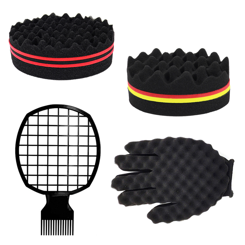 Afro Pick Comb - 2 шт., губка-гребень для волос Afro