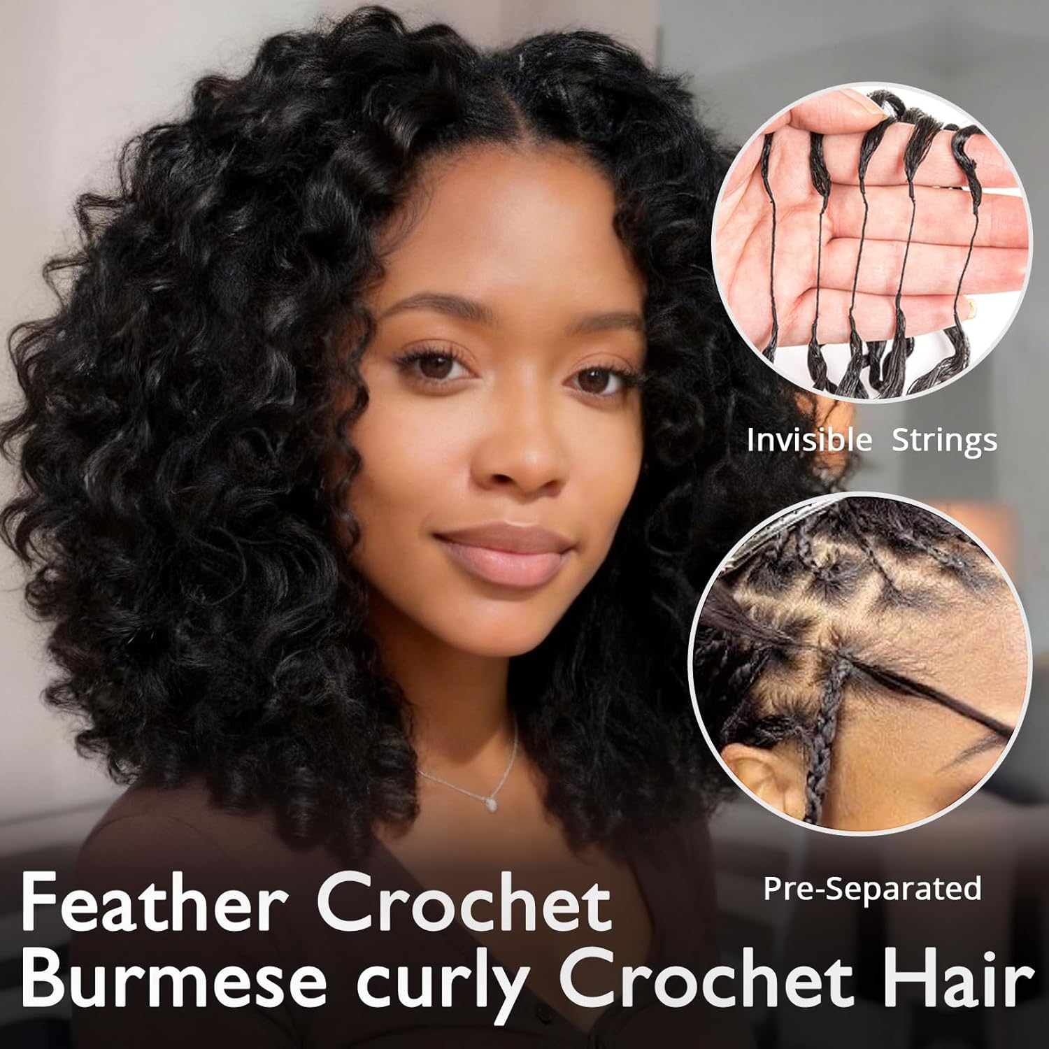 Hair Care Curly Hair - 100% натуральные человеческие волосы для плетения
