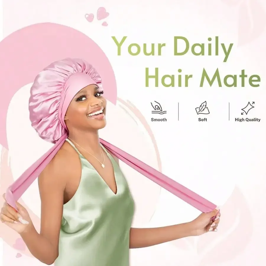 Шелковая шапочка-боннет для же – обзор и цена Hair Care Curly Hair