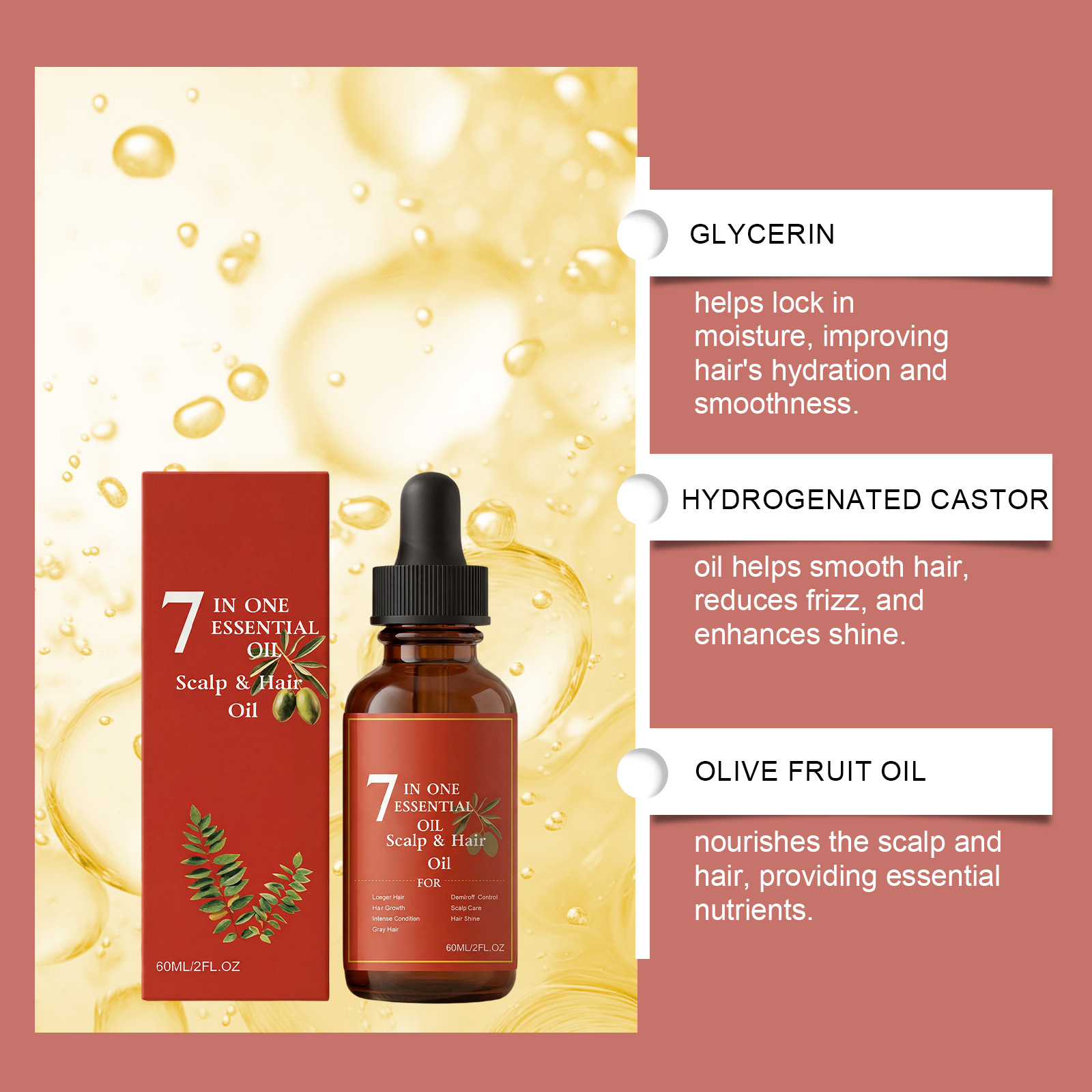 Многофункциональное масло для  – обзор и цена Hair Care Olive Oil