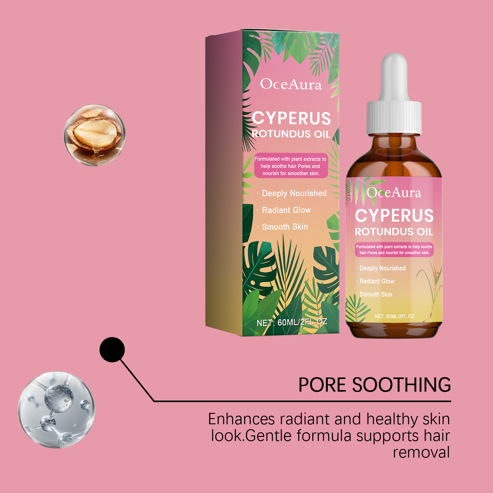 Масло Cyperus Rotundus для зам – обзор и цена Hair Growth Serum Oil
