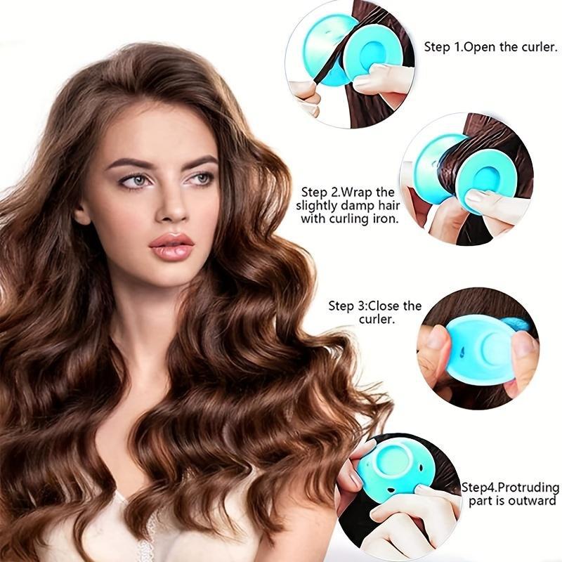 10 шт., бигуди, волшебные сили – обзор и цена Hair Care For Curly Dry Hair