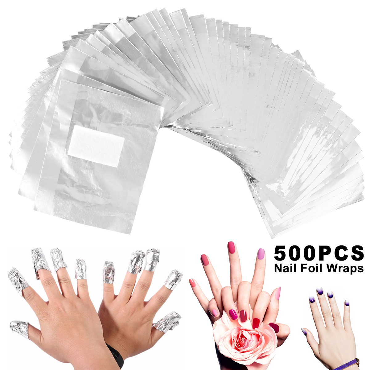 500/1000 шт., алюминиевая фоль – обзор и цена Hair Care Gel