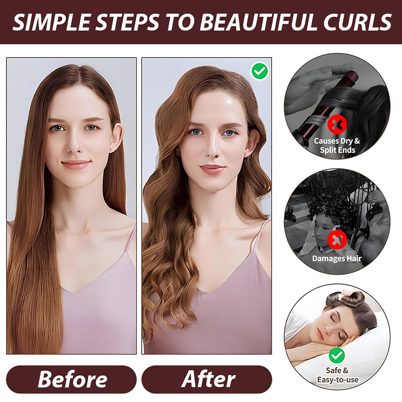 Набор из 4-х безнагревных бигу – обзор и цена Hair Care Curly Hair